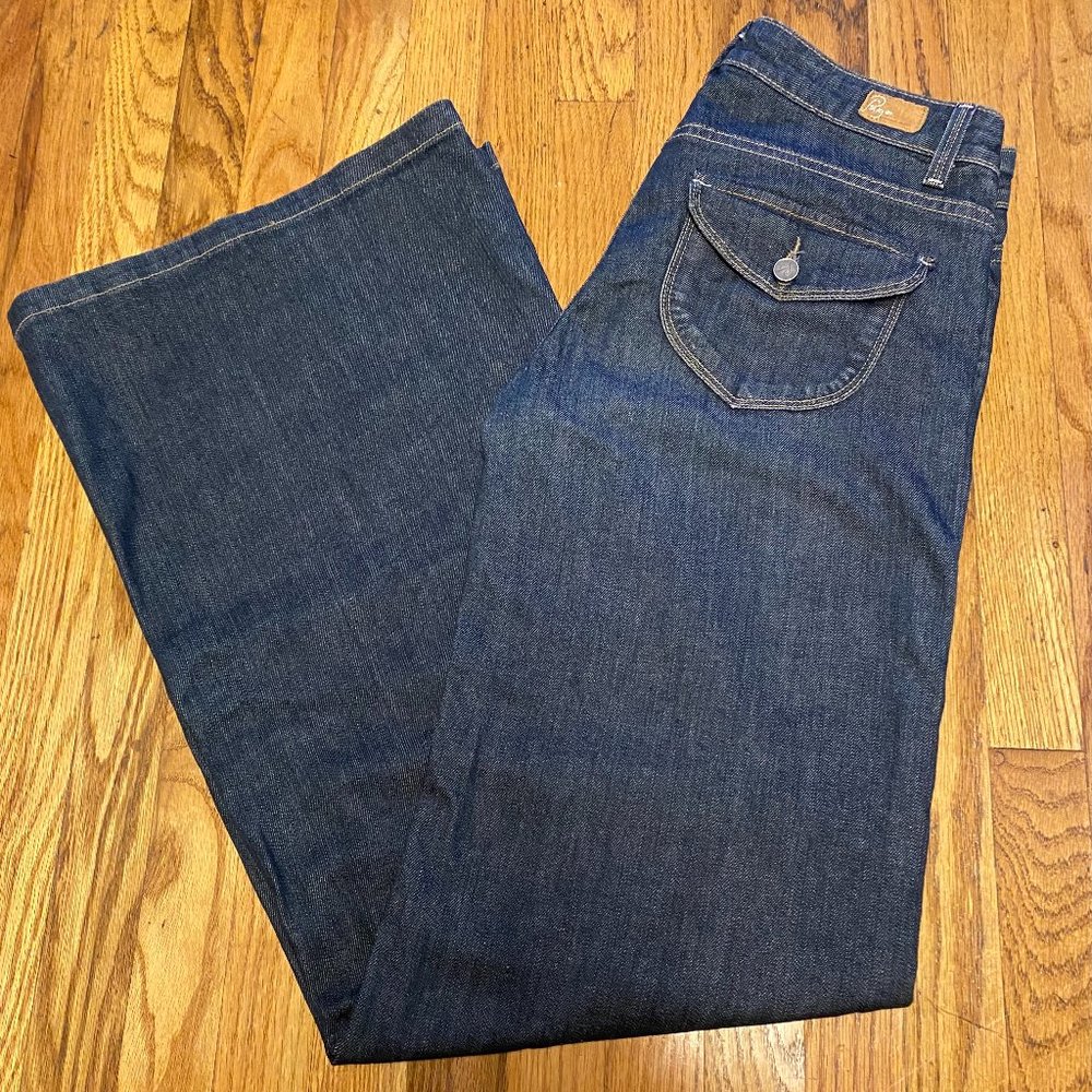 PAIGE Hillhurst Wide Leg Trouser Jeans SIZE 28